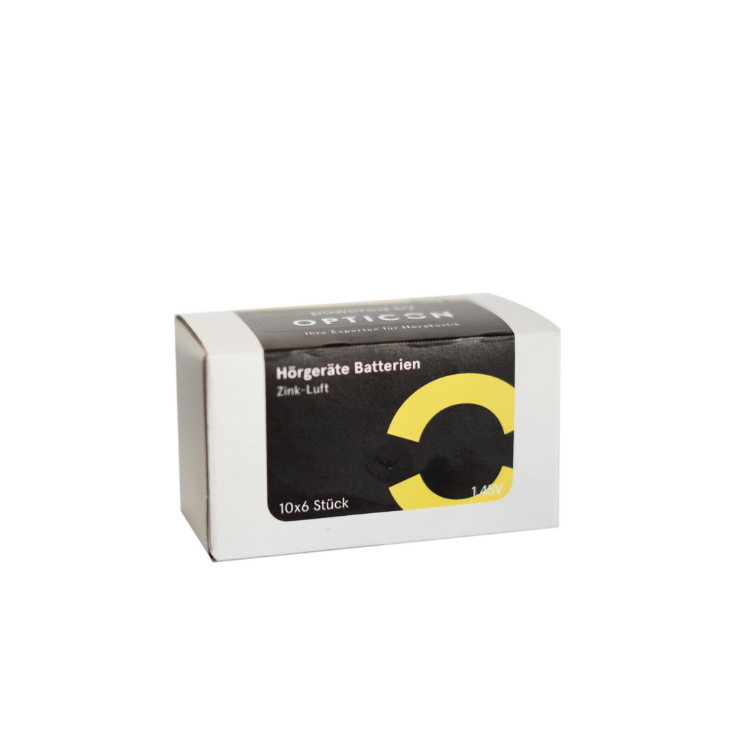 Hörgerät-Batterie 10 Gelb (60 Stück)